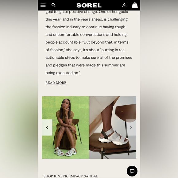 Sorel Kinetic Impact Black, Beige, and White Women's Size 8 Sandals EUC - Picture 4 of 13